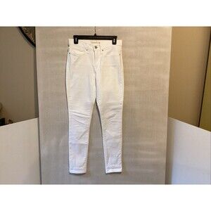 levis 311 women’s shaping skinny 27 white midrise stretch